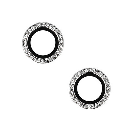 Tempered Glass HARD DIAMOND for camera (LENS) for Iphone 14/14 Plus/16e silver (lens 2 pieces)