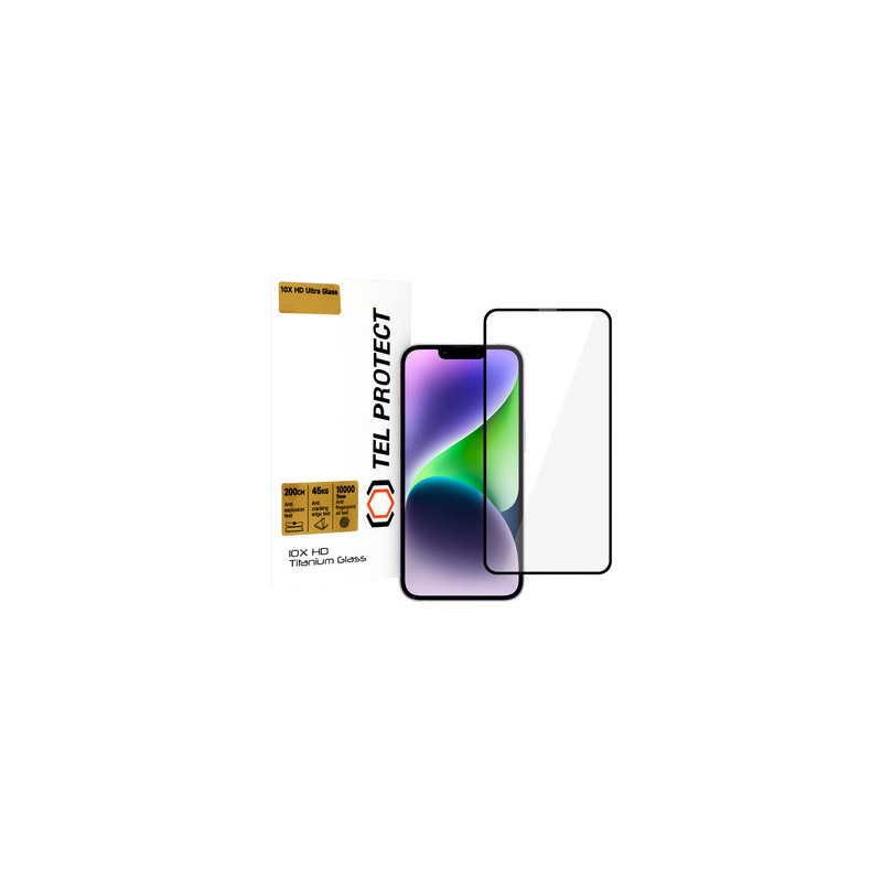Tempered glass Tel Protect 10X HD Titanium for Iphone 14 (envelope)