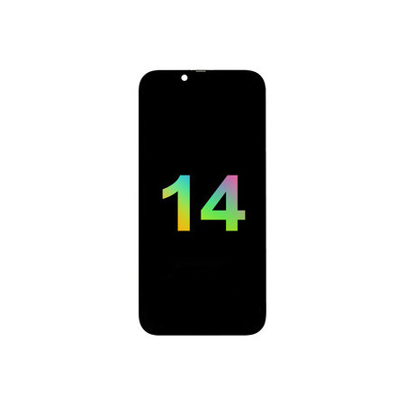 Mecanico Soft OLED Screen Incell for Iphone 14 black with frame (Support IC Transplant)