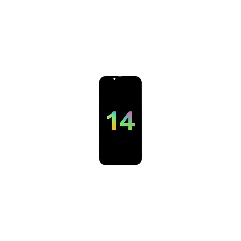 Mecanico Soft OLED Screen Incell for Iphone 14 black with frame (Support IC Transplant)