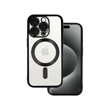Metallic Magsafe Case for Iphone 14 Black
