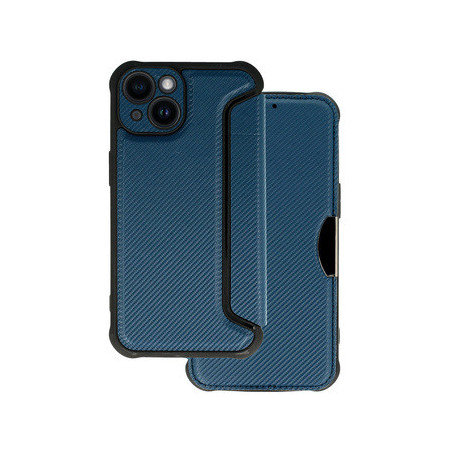 Razor Carbon Book Case for Iphone 14 navy