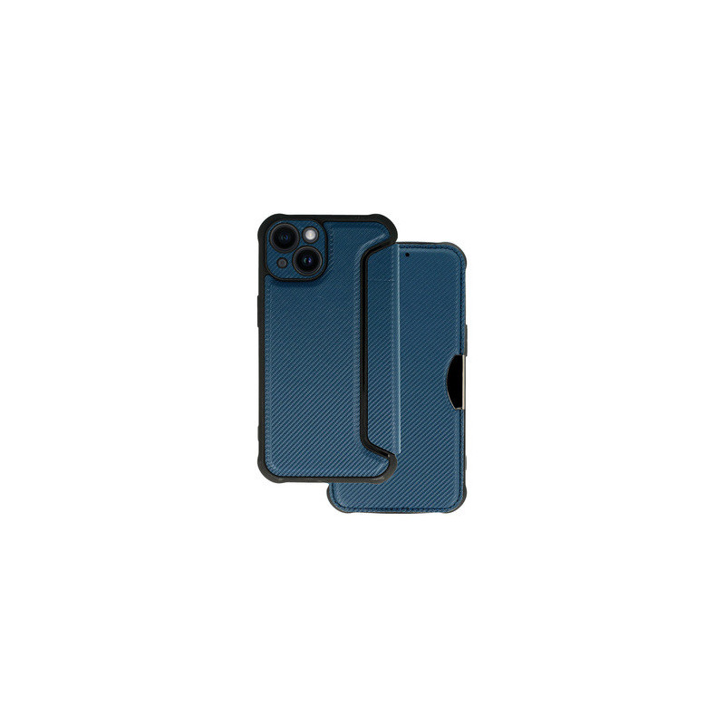 Razor Carbon Book Case for Iphone 14 navy