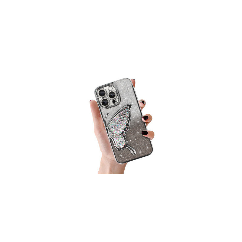 Tel Protect Butterfly Water Case for Iphone 14 silver
