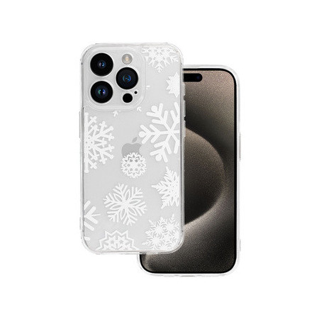 TEL PROTECT Christmas Clear Case for Iphone 14 Design 4