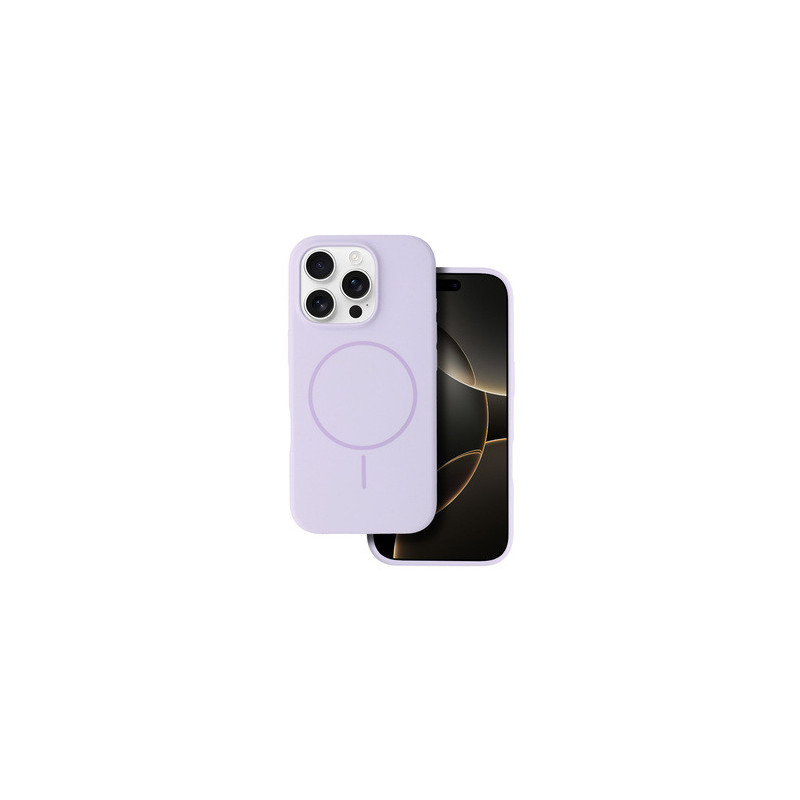 Magsafe Slim Silicone for Iphone 15 Pro Max purple