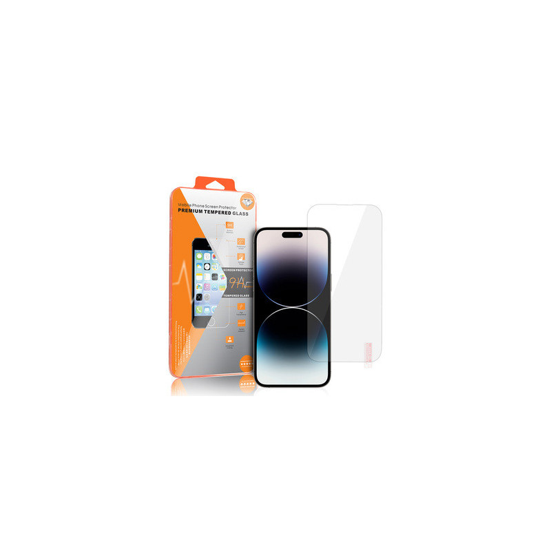 Tempered Glass Orange for IPHONE 15/15 PRO