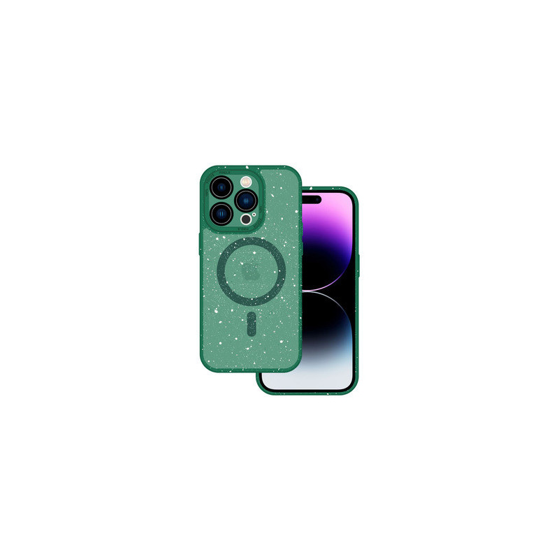 Tel Protect Magnetic Splash Frosted Case for Iphone 15 Pro Green