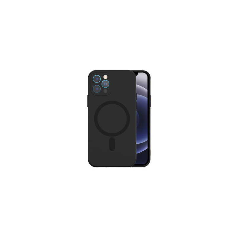 TEL PROTECT MagSilicone Case for Iphone 15 Pro Black