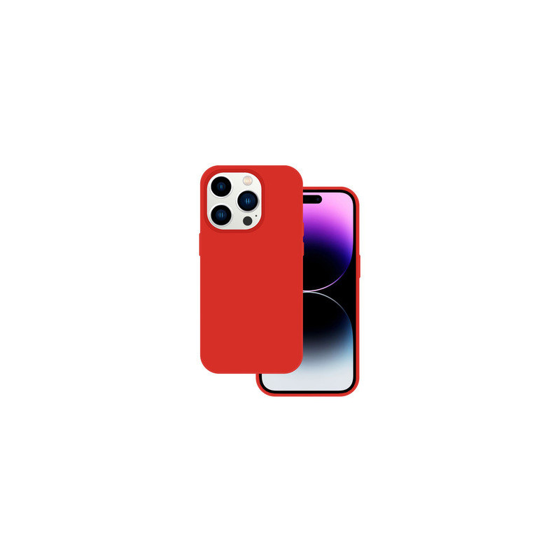 Tel Protect Silicone Premium for Iphone 15 Pro red