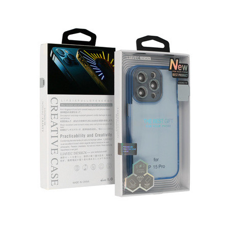 AG Matte Series Case for Iphone 15 Plus light blue
