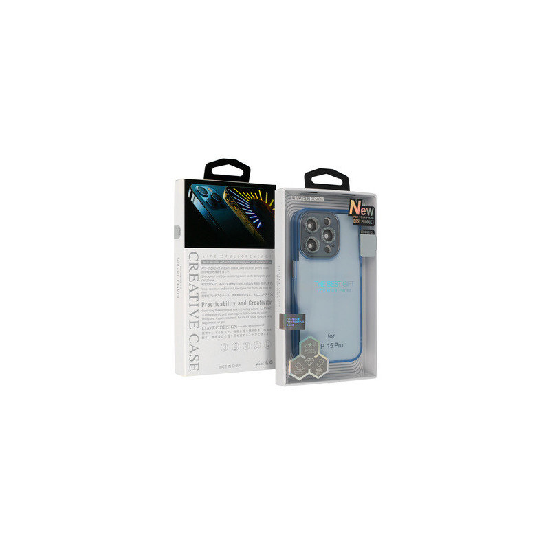 AG Matte Series Case for Iphone 15 Plus light blue