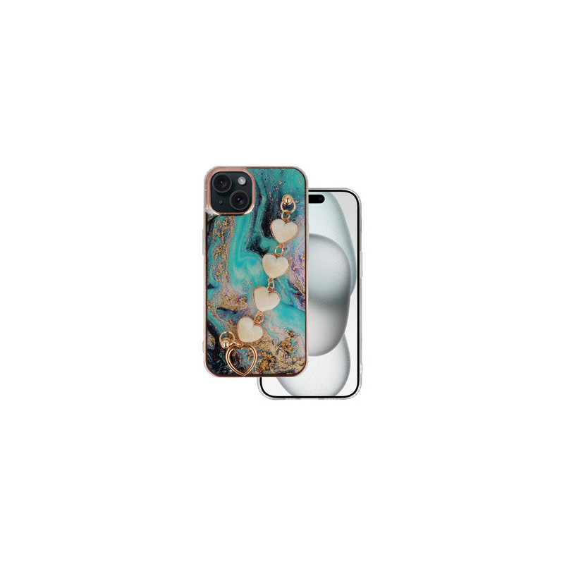 Trend Case for Iphone 15 Plus design 6 blue