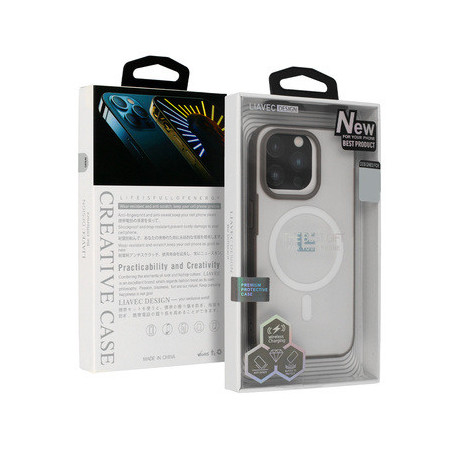 Warframe Magsafe Series Case for Iphone 15 Plus titanium