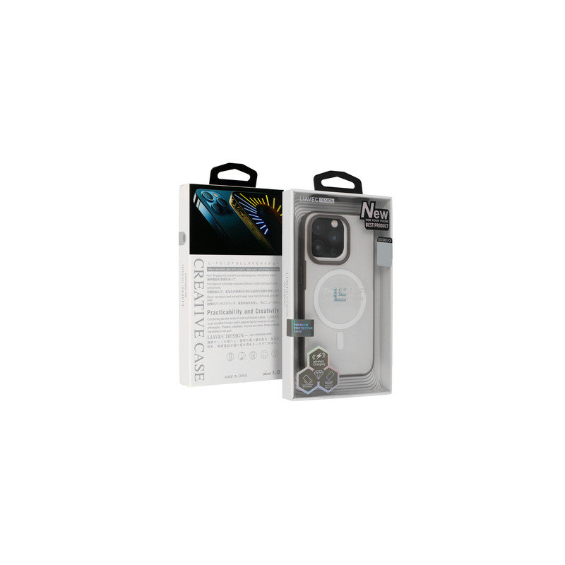 Warframe Magsafe Series Case for Iphone 15 Plus titanium