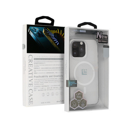 Warframe Magsafe Series Case for Iphone 15 Plus white