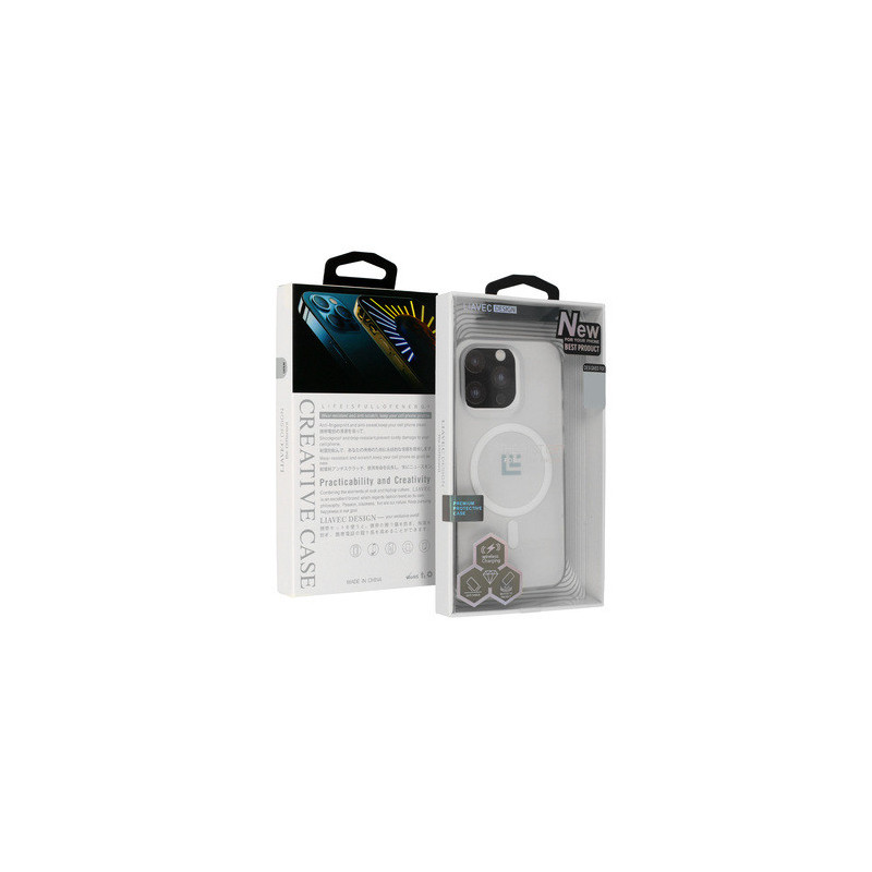 Warframe Magsafe Series Case for Iphone 15 Plus white
