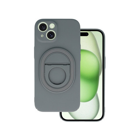 Tel Protect Magnetic Elipse Case for Iphone 15 Plus grey