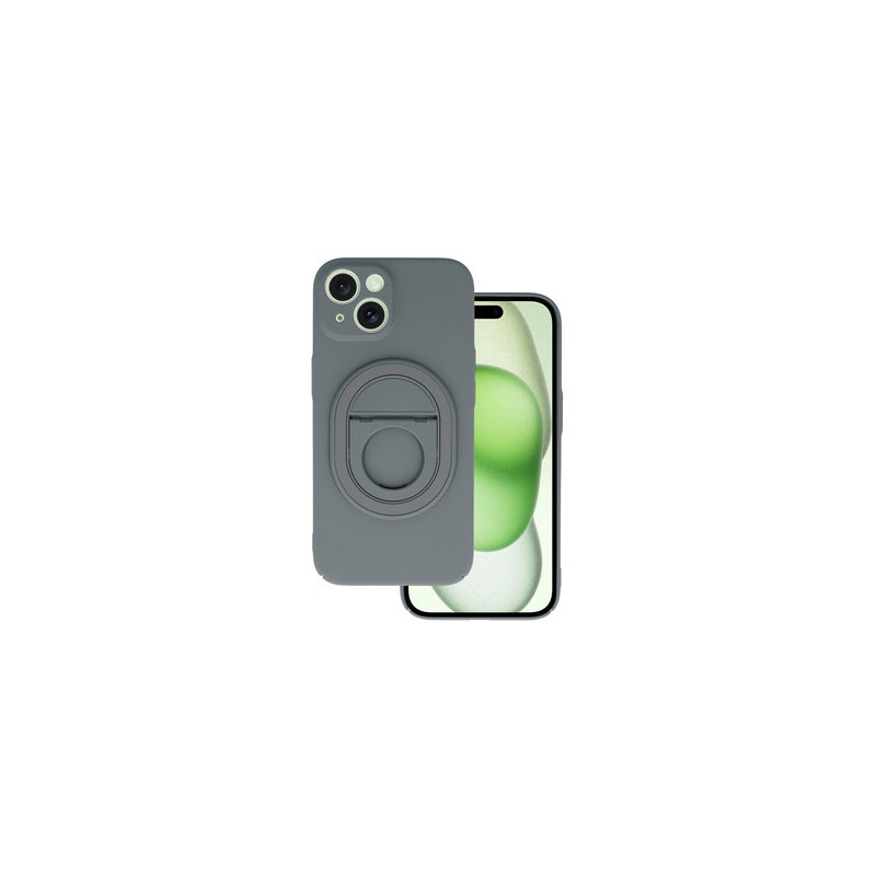 Tel Protect Magnetic Elipse Case for Iphone 15 Plus grey