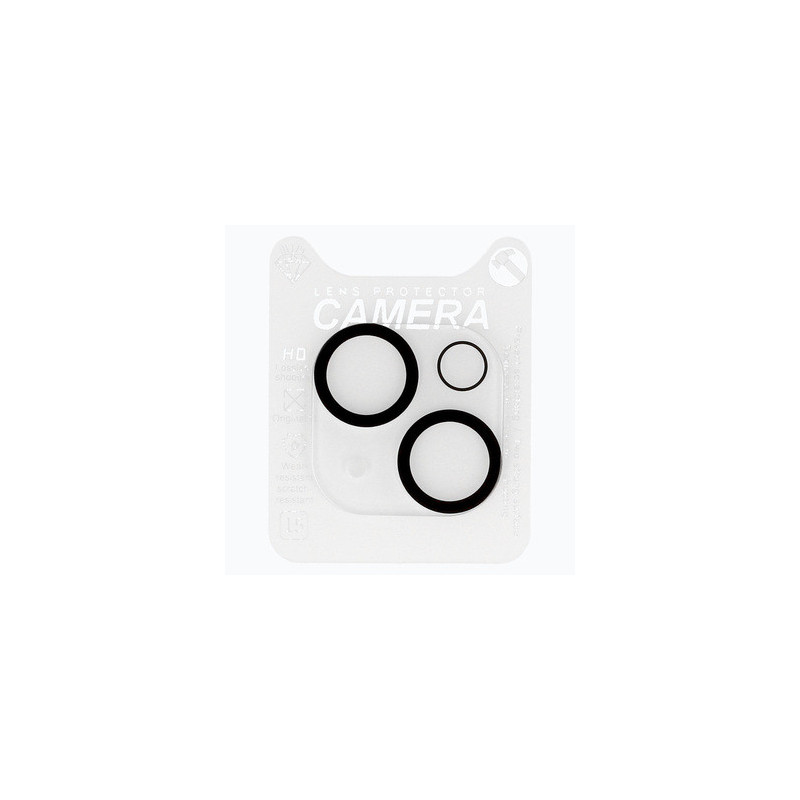 Tempered Glass HARD SILK PRINT for camera (LENS) for Iphone 15/15 Plus (island)
