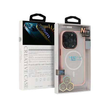 LK Magsafe Case for Iphone 15 Plus light pink