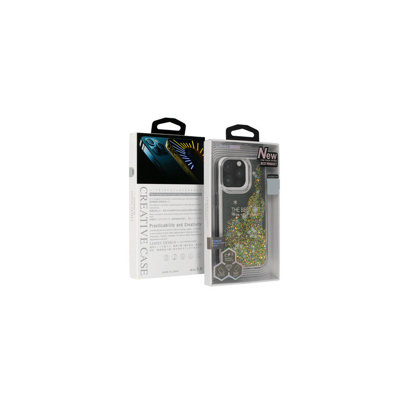 Snowflake Series Case for Iphone 15 Plus black