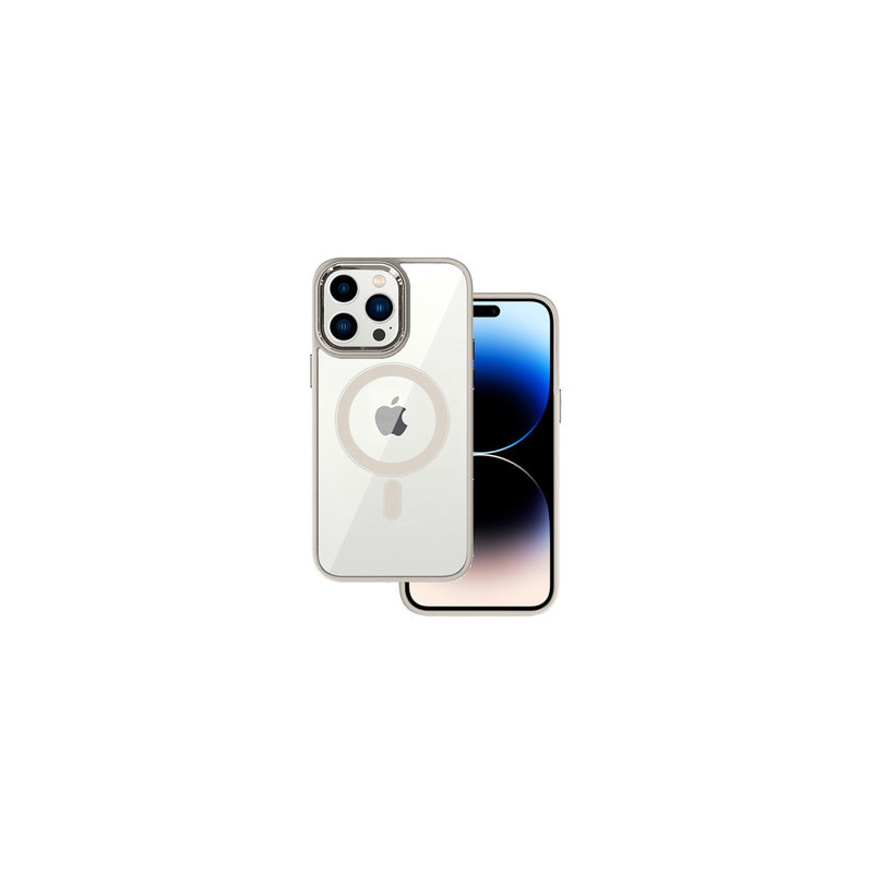 Tel Protect Magnetic Clear Case for Iphone 15 Titanium
