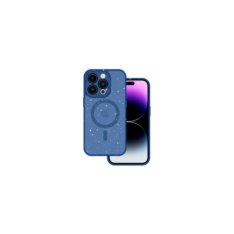 Tel Protect Magnetic Splash Frosted Case for Iphone 15 Navy