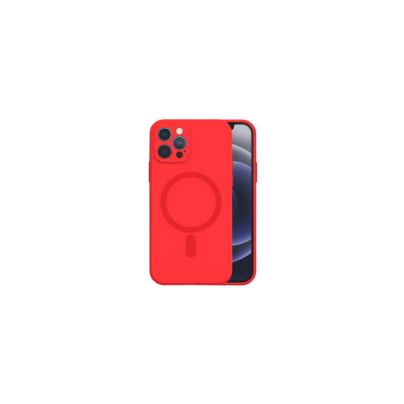 TEL PROTECT MagSilicone Case for Iphone 15 Red