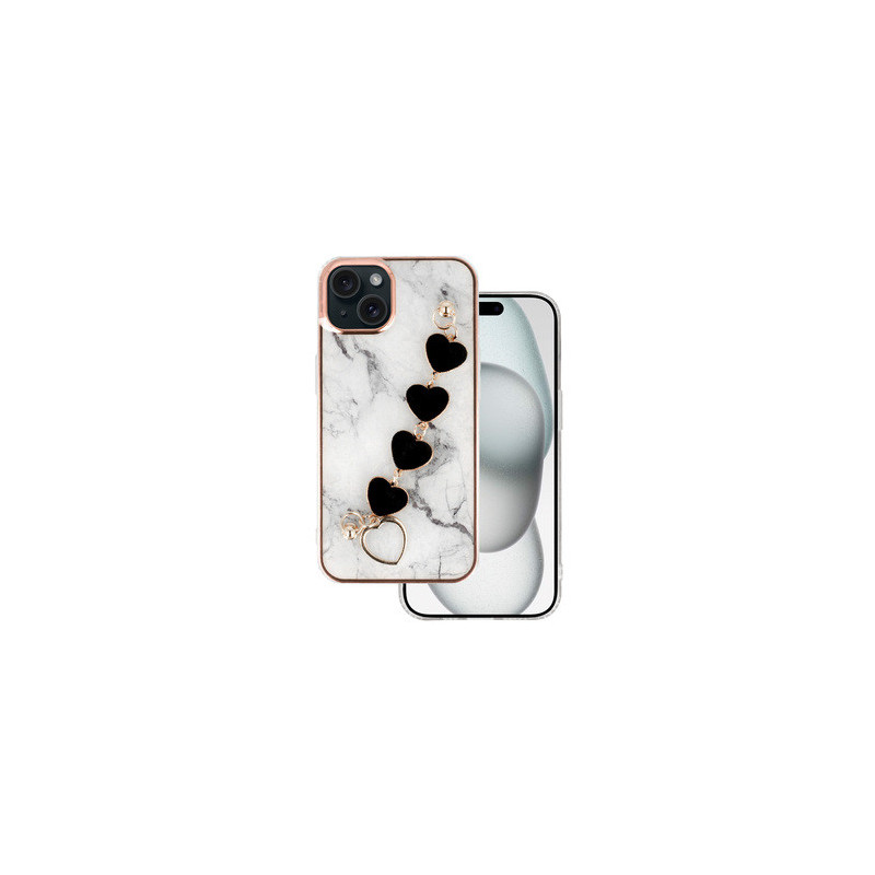 Trend Case for Iphone 15 design 6 white