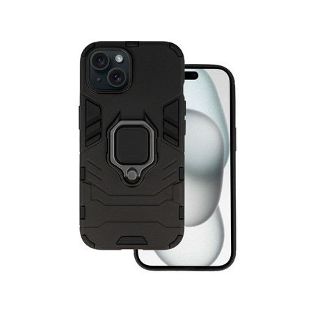 Ring Armor Case for Iphone 15 Black