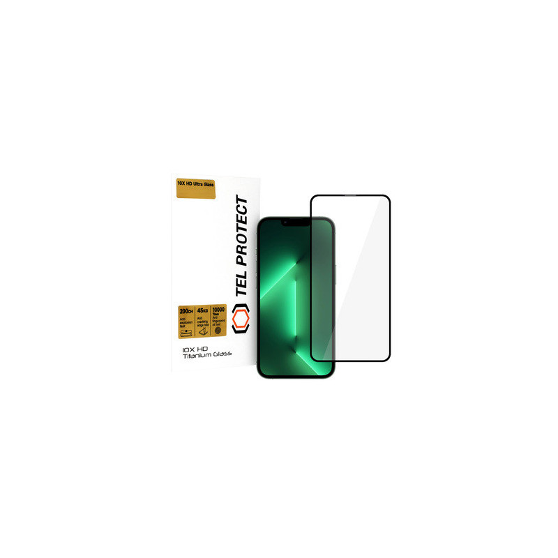 Tempered glass Tel Protect 10X HD Titanium for Iphone 13/13 Pro/16e (envelope)