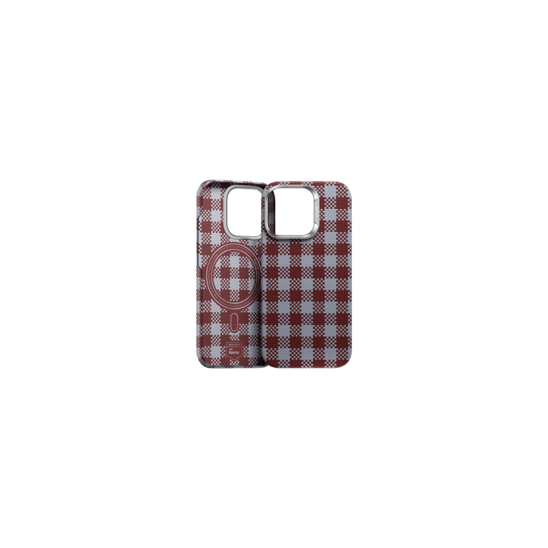 Benks Magnetic Armor Vichy Kevlar Case (RF66) for Iphone 16 Pro Max red