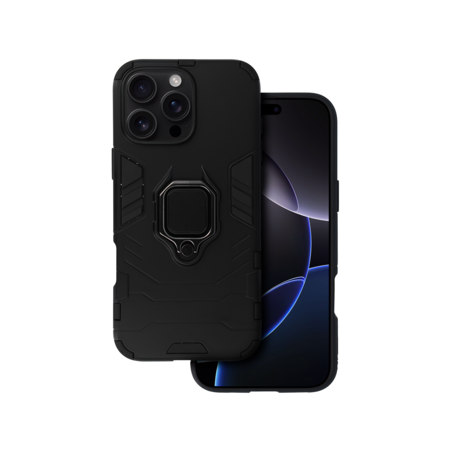 Ring Armor Case for Iphone 16 Pro Max Black