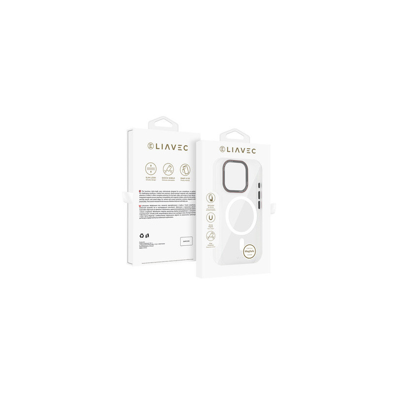Liavec Hybrid Magsafe Clear Case for Iphone 16 Pro Max
