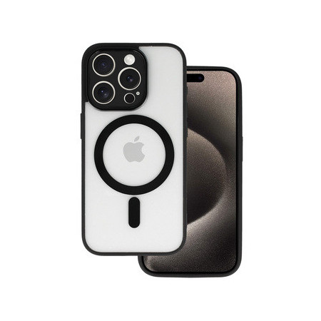 Acrylic Color Magsafe Case for Iphone 16 Pro black