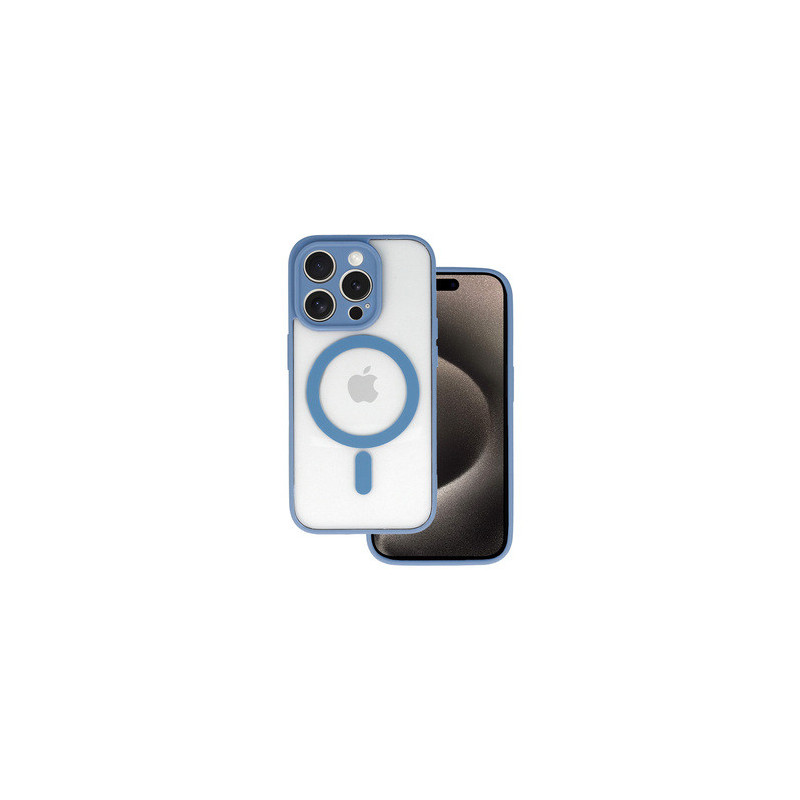 Acrylic Color Magsafe Case for Iphone 16 Pro light blue