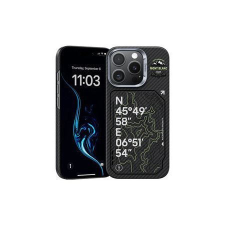 Benks Magnetic Armor Air Kevlar 600D Summit Mont-Blanc (A065) do Iphone 16 Pro