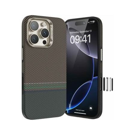 Benks Magnetic Armor Pro Prestige Kevlar 600D Case (Y065) for Iphone 16 Pro (Camera Control Button)