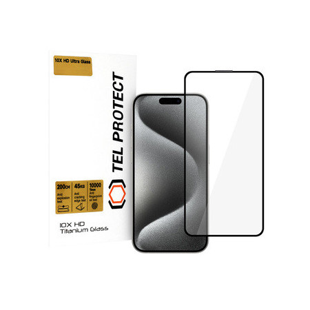 Tempered glass Tel Protect 10X HD Titanium for Iphone 16 Pro/17 (envelope)