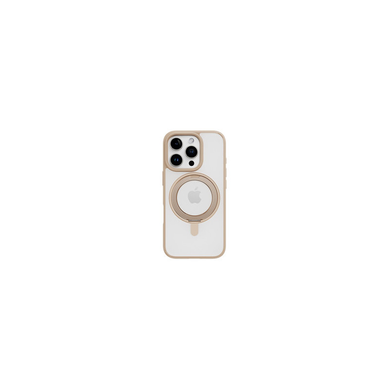 Rock Rotating Stand Soft Touch Series Magnetic for Iphone 16 Pro gold
