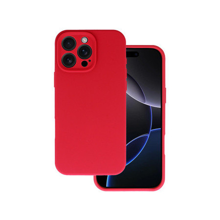 Silicone Lite Case for Iphone 16 Pro raspberry