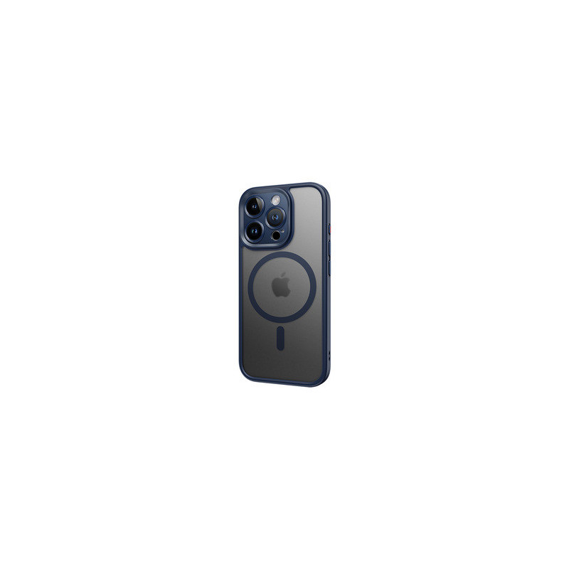 Rock Guard Touch Matte Series Magnetic Case for Iphone 16 Pro blue
