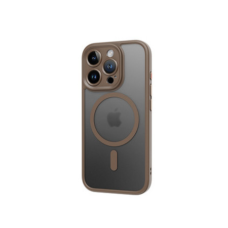 Rock Guard Touch Matte Series Magnetic Case for Iphone 16 Pro gold