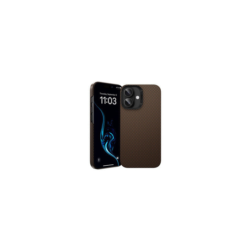 Benks Magnetic Armor Tint Kevlar 1000D (0064) for Iphone 16 Plus gold