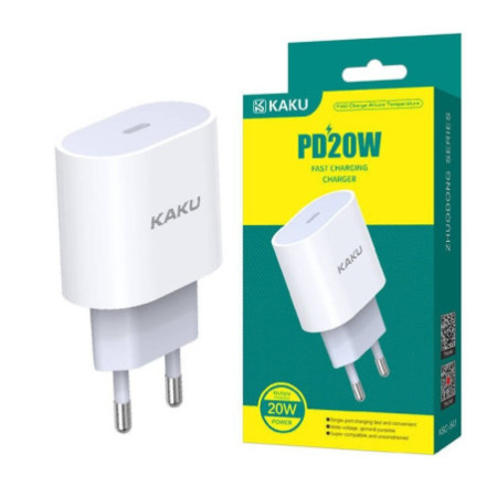 sieťová nabíjačka KAKU KSC-541 usb-c QC 3,0 20W