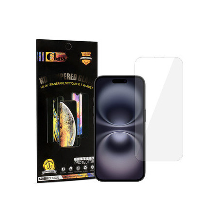Tempered Glass HARD 2.5D for IPHONE 16 PLUS