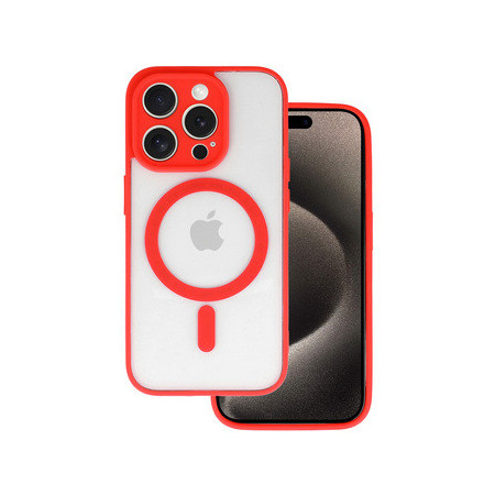 Acrylic Color Magsafe Case for Iphone 16 red