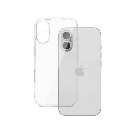 Back Case 2 mm Perfect for IPHONE 16 TRANSPARENT