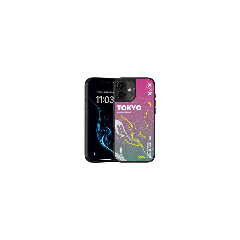 Benks Dynamic City Tokyo Case for Iphone 16